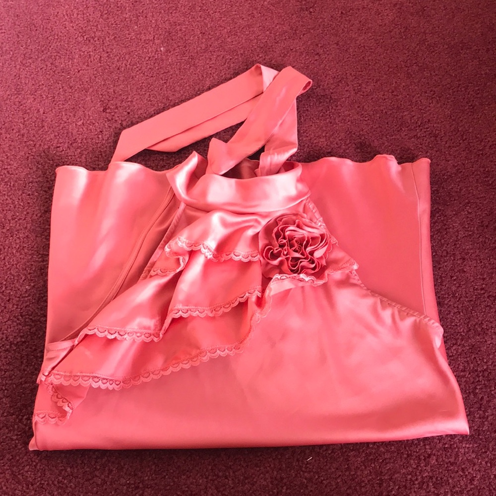 Peach dress top